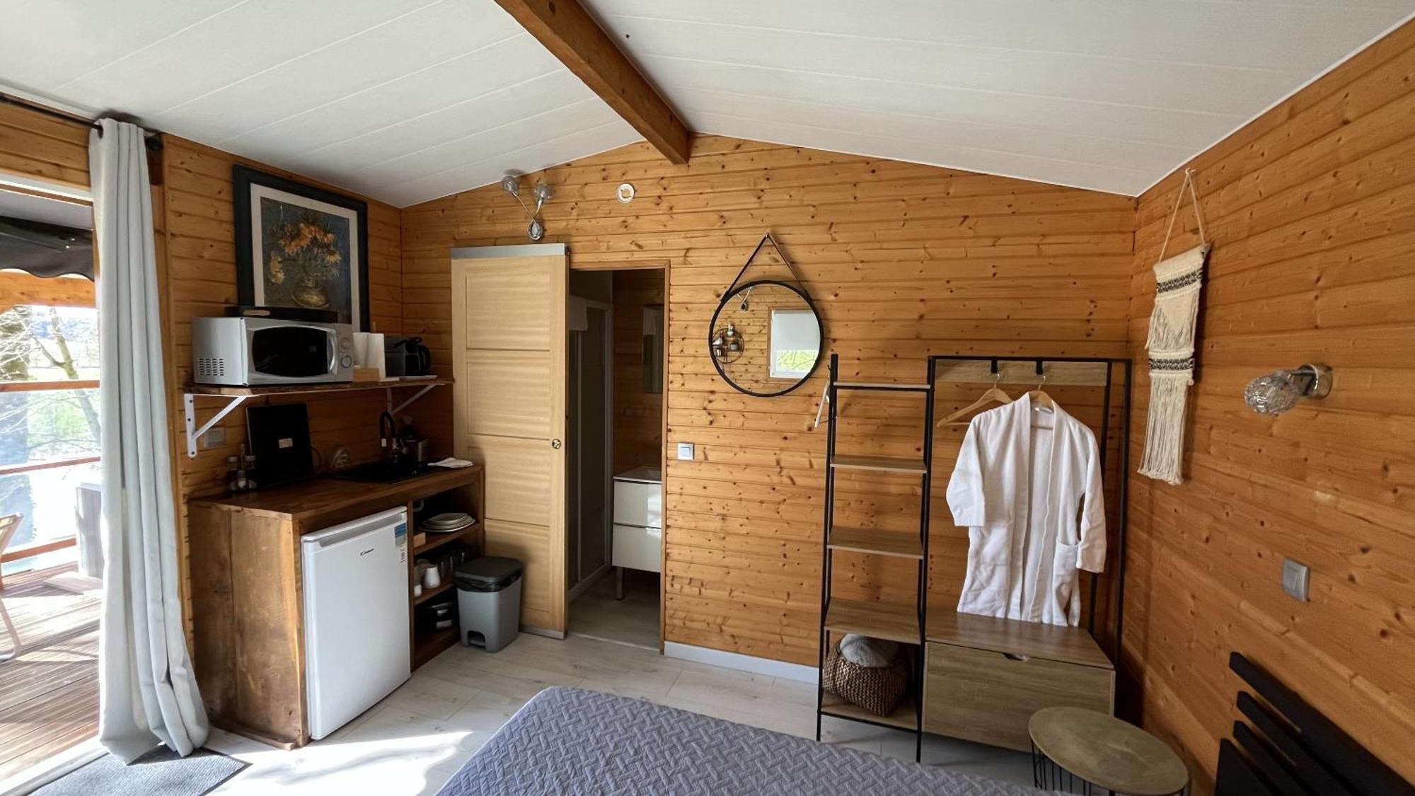 Les Cabanes Du Lac - Spa - Petit Dejeune - Cabane Du Frene & Cabane Du Chene Premium Sevignacq Eksteriør bilde